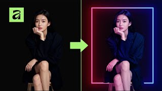 Dual Neon Lighting Effect in Affinity Photo | Step-by-Step Tutorial