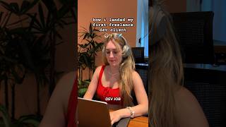 How I landed my first freelance dev client 💻✈️🎧✨