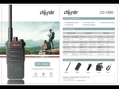 CD108D：Unlock Limitless Communication: Power, Longevity, and Versatility in One Device!