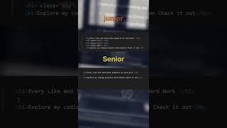 Senior coding tips #programming #html