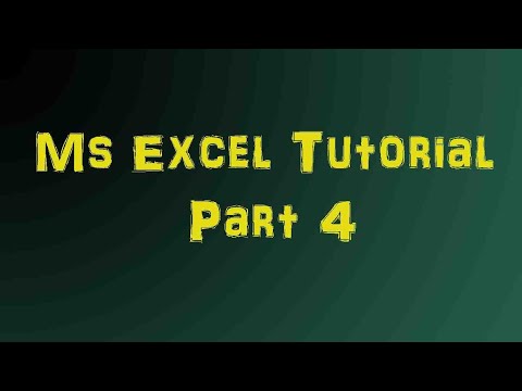 Ms Excel grade 4 | microsoft excel | free ms excel
