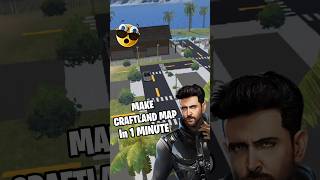 Make craftland map Only in 1 minute 🤯#freefire
