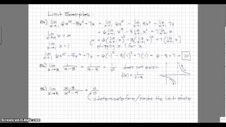 Limit Examples #1