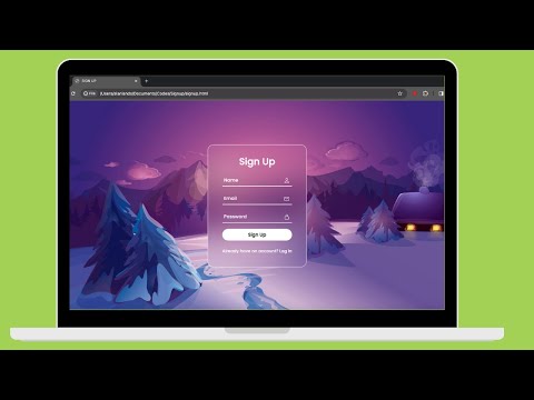 Create a Modern Signup Page Using HTML & CSS | Spring Boot Login System