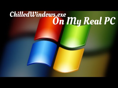 ChilledWindows.exe Virus Test On My Real PC | The strangest virus joke