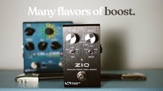 Many flavors of boost. | Source Audio ZIO & Collider