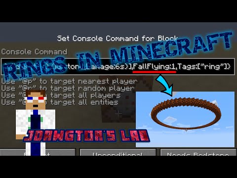 JDawgtor's Lab | Minecraft: How to Add Rings to Minecraft