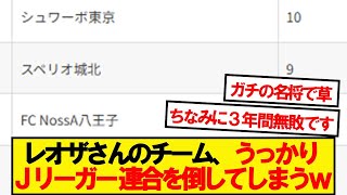 【朗報】レオザフットボールさんのチーム、元Jリーガー連合を倒してしまうwwwww