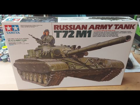 Tamiya 35160 1:35 Russian Army T72M1 Tank Photo build