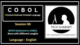 COBOL MOVE Statement: Handling Different Lengths in String (Session-56) | COBOL Programming Tutorial