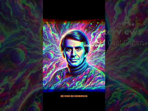 Ai Carl Sagan's Advice for the Future  #aiinterview #aiinspirational #carlsagan #ai #motivation #cai