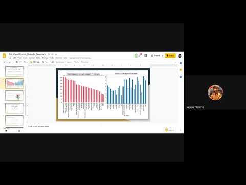 Job Classification based on LinkedIn Summaries | Cainvas Scholar Presentation | AITS