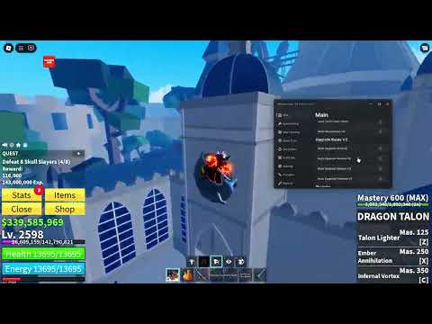 BLOX FRUITS Script No Key UPDATE GRAVITY AUTO FARM, AUTO TYRANT BOSS, AUTO RAID, MASTERY (BEST!!)☄️⭐