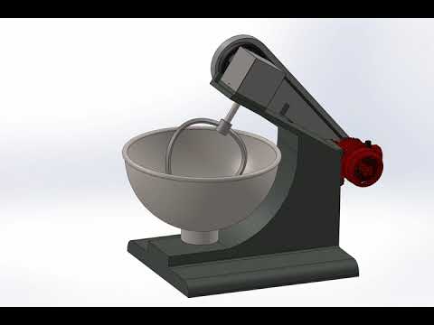 DOUGH KNEADING MACHINE ANIMATION