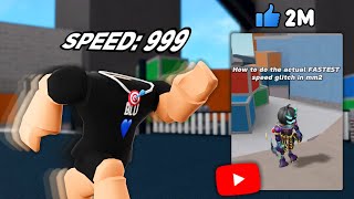 I tried the BEST MM2 GLITCHES.. (they were op)