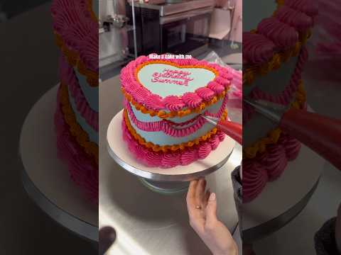 Vintage cake tutorial 🎂 #vintagecake #cake #cakedecorating #cakes #caketutorial