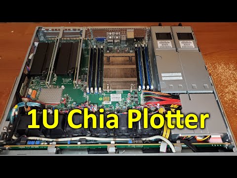 Building a Compact 1U Chia Plotting Server, Xeon E5-2699, 64GB DDR4, Only $625!