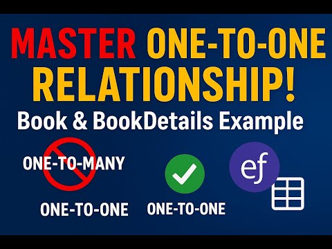 One-to-One Relationship in Entity Framework Core | EF Core Tutorial