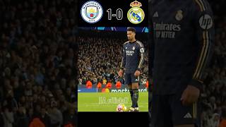 Manchester City vs Real Madrid penalty #football #shorts #realmadrid