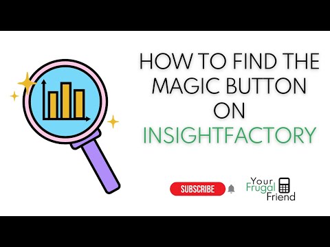 Don't Use InsightFactory's Magic Button Until You Watch This!