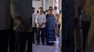 KTR & Ktr Wife At Harish Rao Father 10 Days Ceremony #shorts #trending #ktr