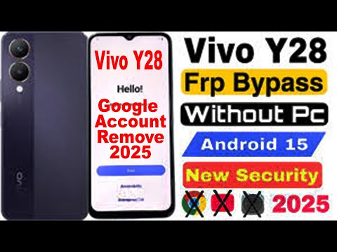 Vivo Y28 5G Frp Bypass Android 15 Without Pc 2025 Upadte Trics 100% work Google Account remove 2025
