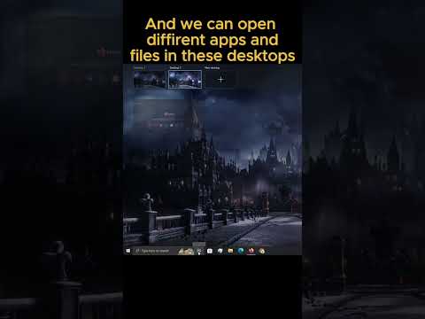 how to use multiple desktops #howto #computertips