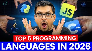 Top 5 Programming Languages to Boost Your Career in 2026 | Harsh sir