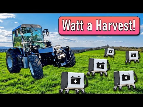 Farmers, Meet Your New Ride! E-Tractor with 5 Swappable Batteries 👨‍🌾 🚜 🔋