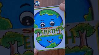 World earth day drawing | Save earth drawing | Earth day #shorts #short #youtubeshorts #earthday