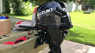Suzuki DF25A Prop Testing!  2025 Suzuki 25 HP Outboard