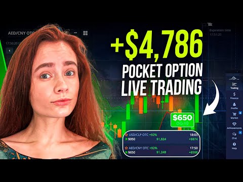 This 1 Minute Strategy for Pocket Option Made Me +$4,786 [Pocket Option Live Trading]