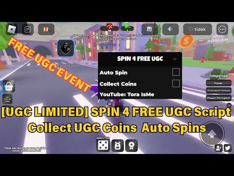 FREE SCRIPT UGC LIMITED!!!! SPIN 4 FREE UGC SCRIPT - COLLECT UGC COINS AUTO SPINS | 2024