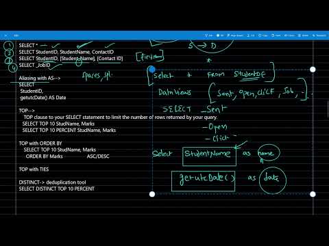SQL in SFMC Basics and Introduction | Select, From, Where | SalesForce Marketing Cloud | PART-1