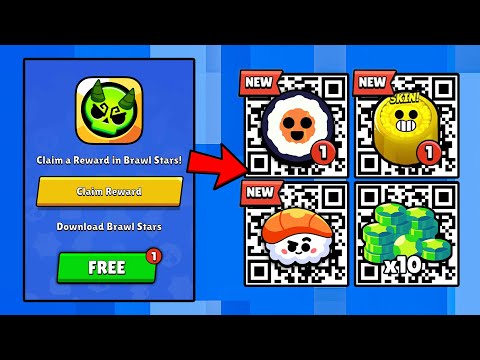 ALL 🥳 15 NEW WORKING QR CODES 2025 🎁 | FREE NEW SUSHI PIN QR CODES 2025 | BRAWL STARS NEW UPDATE
