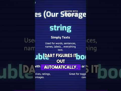 dart variables  #flutter2026 #smartphone #coding #flutter #programming #dart #code #flutterbeginner