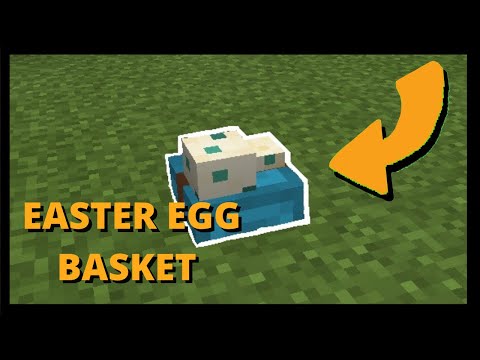 How to make an Easter Egg Basket in Minecraft | Build Hack