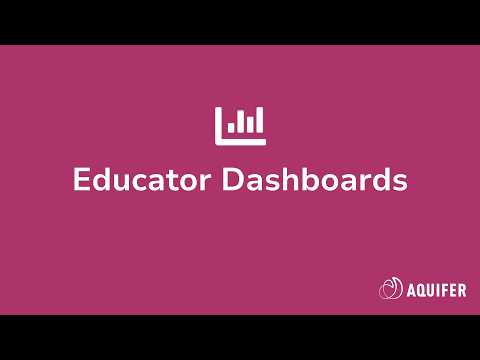 Educator Dashboards