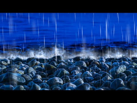 Rain Sleep Sounds & Gentle Ocean Waves | 10 Hour Sounds for Sleeping