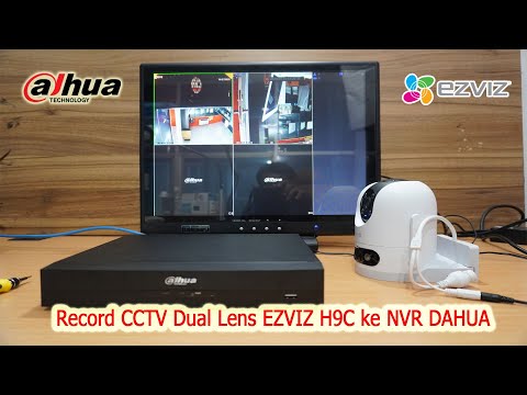 Record IPcamera CCTV Dual Lens Ezviz H9C ke NVR Dahua