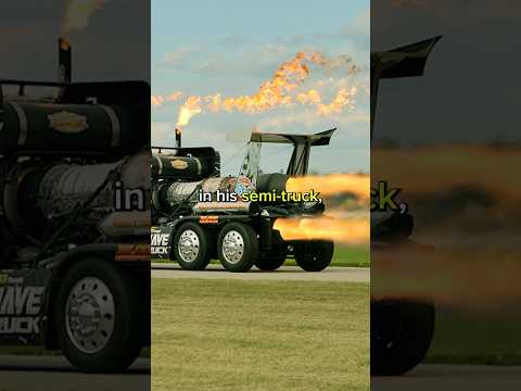 This Guy Put 3 Jet Engines in his Truck 😳 #cars #semitruck #shockwave