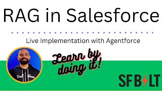 RAG in Salesforce | Live Implementation with Agentforce | Learn RAG (Retrieval-Augmented Generation)