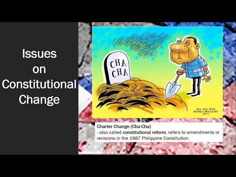 Issues on Constitutional Change (Readings in Philippine History)