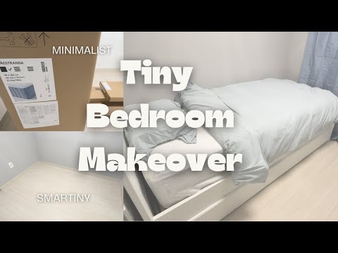 IKEA Tiny Bedroom Makeover | Minimal & Cozy 🛏️