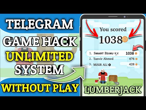 How To Hack Lumberjack Telegram Game On Mobile Without Play | Telegram Game Bot Score Hack