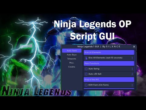 Ninja Legends OP Script GUI | Auto Farm | [PASTEBIN 2021]