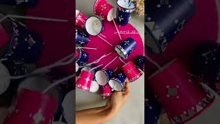 Paper cup wall hanging craft ideas/ jhumar craft ideas #youtubeshorts #shorts #jhumar