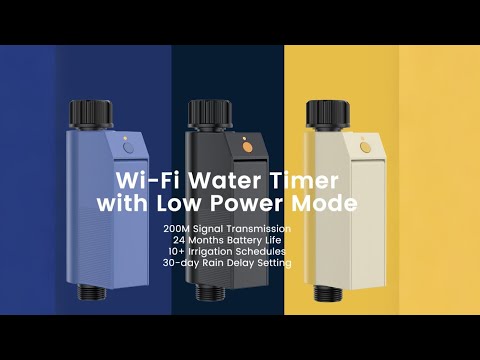 GIRIER Tuya Smart Water Timer WiFi Programmable Sprinkler Timer