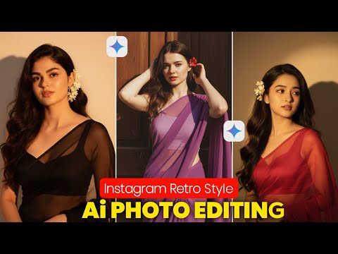 Red Saree Trend Photo Editing | Latest Viral AI Editing Tutorial"