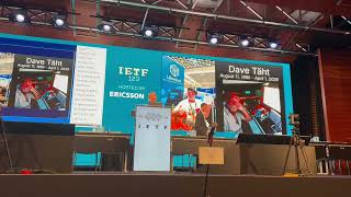 In Memoriam: Dave Taht - Jason Livingood at IETF 123 Plenary - July 23, 2025 - Madrid, Spain